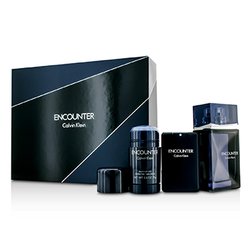 Calvin Klein مجموعة Encounter: ماء تواليت سبراي 100مل/3.4 أوقية + ماء تواليت سبراي 20مل/0.67 أوقية + إصبع إزالة تعرق 75مل/2.6 أوقية 3pcs