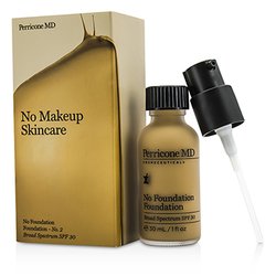 Perricone MD No Foundation Foundation SPF 30 - NO. 2 Light to Medium 30ml/1oz.
