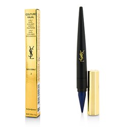 Yves Saint Laurent Couture Kajal 3 in 1 Eye Pencil (Khol/Eyeliner/Eye Shadow) - #2 Bleu Cobalt 1.5g/0.05oz