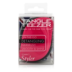 Tangle Teezer Szczotka do włosów Compact Styler On-The-Go Detangling Hair Brush - # Pink Sizzle 1pc