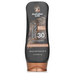 Australian Gold Lotion Sunscreen Broad Spectrum SPF 30 with Instant Bronzer 237ml/8oz