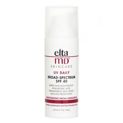 EltaMD UV Daily Moisturizing Facial Sunscreen SPF 40 - For Normal, Combination & Post-Procedure Skin 48g/1.7oz
