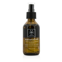 Apivita Natural Oil - Olive, Jojoba & Almond Organic Massage Oil Blend 100ml/3.4oz
