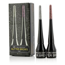 Billion Dollar Brows Glitter Brows Gel Set: 2x Glitter Brows Gel (Stardust, Pixie) 2x3ml/0.1oz