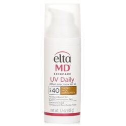 EltaMD UV Daily Moisturizing Facial Sunscreen SPF 40 - For Normal, Combination & Post-Procedure Skin - Tinted 48g/1.7oz