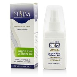 Nisim NewHair Biofactors 100% Natural Argan Plus Wonder Oil (For Hair, Skin and Nails) Aceite Maravilla 50ml/1.7oz