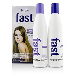 ניסים F.A.S.T Fortified Amino Scalp Therapy 2 Pack - No Sulfates : Shampoo 300ml + Conditioner 300ml 2pcs