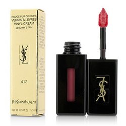 Yves Saint Laurent Rouge Pur Couture Vernis A Levres Vinyl Cream Creamy Stain - # 412 Rose Mix 5.5ml/0.18oz