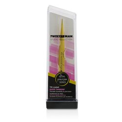 Tweezerman Point Tweezer Ultra Precision (Tin Coated) (Studio Collection) -