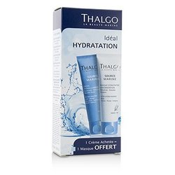 Thalgo Zestaw Ideal Hydration Kit: Hydra-Marine 24H Cream 50ml + Ultra Hydra-Marine Mask 50ml 2pcs