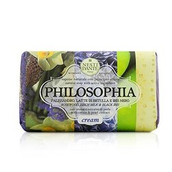 Nesti Dante Philosophia Jabón Natural - Cream - Rosewood, Birch Milk & Black Iris With Cream & Pearl Extract 250g/8.8oz