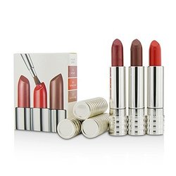Clinique Pomadki do ust Long Last Lipstick Trio - #0A Runway Coral, #12 Blushing nude, #15 All Heart 3x4g/0.14oz