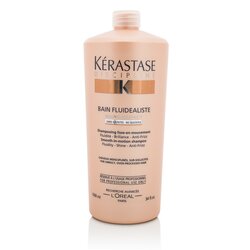 Kerastase Discipline Bain Fluidealiste Smooth-In-Motion Sulfate Free Shampoo - For Unruly, Over-Processed Hair 1000ml/34oz
