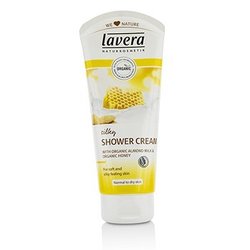 Lavera Organic Almond Milk & Honey Silky Shower Cream - Voide - Nomaali, Kuiva Iho 200ml/6.6oz