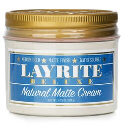 Layrite Натуральный Матовый Крем (Средняя Фиксация, Матовый Результат, Растворимая Формула) 120g/4.25oz