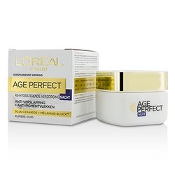 L'Oreal Age Perfect Re-Hydrating Night Cream - Yövoide - Ikääntyvälle Iholle 50ml/1.7oz