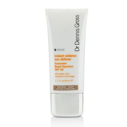 ד"ר דניס גרוס Instant Radiance Sun Defense Sunscreen Broad Spectrum SPF 40- Medium - Deep 50ml/1.7oz