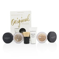 Bare Escentuals Get Started Mineral Foundation Kit - # 18 Medium Tan 4pcs