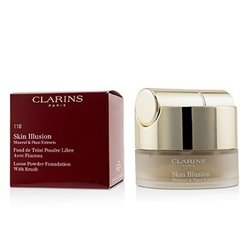 Clarins Skin Illusion Mineral & Plant Extracts Loose Powder Foundation (With Brush) (New Packaging) - # 110 Honey 13g/0.4oz