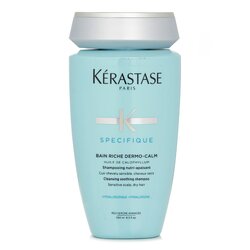 Kerastase Specifique Bain Riche Dermo-Calm Cleansing Soothing Shampoo (Sensitiv hodebunn, tørt hår) 250ml/8.5oz