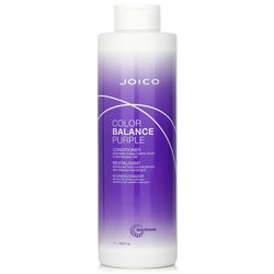 Joico Color Balance Purple Conditioner (Eliminates Brassy/Yellow Tones on Blonde/Gray Hair) 1000ml/33.8oz