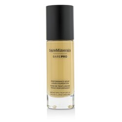 Bare Escentuals BarePro Performance Wear Liquid Foundation SPF20 - # 12 Warm Natural 30ml/1oz