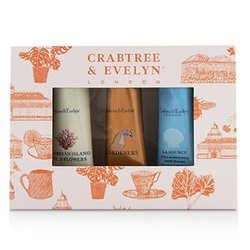 Crabtree & Evelyn Bestsellers Hand Therapy Набор для Рук (1x Caribbean Island Wild Flowers, 1x Gardeners, 1x La Source) 3x25g/0.9oz