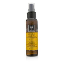 Apivita Naprawczy olejek do włosów Rescue Hair Oil with Argan & Olive (For All Hair Types) 100ml/3.38oz