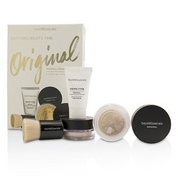 BareMinerals Get Started Mineral Foundation Kit - # 07 Golden Ivory 4pcs