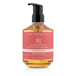 Crabtree & Evelyn Rosewater & Pink Peppercorn Hydrating Hand Wash 250ml/8.5oz