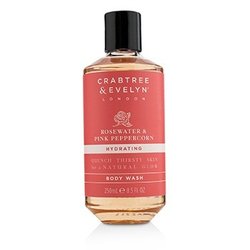 Crabtree & Evelyn Rosewater & Pink Peppercorn Hydrating Body Wash 250ml/8.5oz