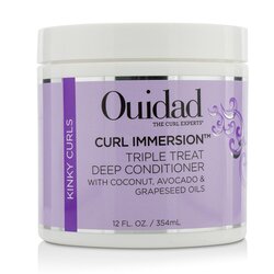 Ouidad Curl Immersion Triple Treat Интенсивный Кондиционер (для Сильно Кудрявых Волос) 354ml/12oz