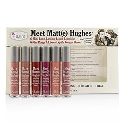 TheBalm Meet Matt(e) Hughes 6 Mini Long Lasting Liquid Lipsticks Kit 6x1.2ml/0.04oz