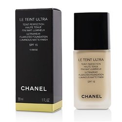 Chanel Podkład do twarzy Le Teint Ultra Ultrawear Flawless Foundation Luminous Matte Finish SPF15 - # 10 Beige 30ml/1oz