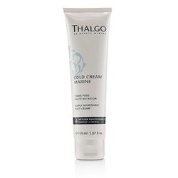 Thalgo Cold Crema Marine Crema de Pies Nutritiva Profunda - Para Pies Secos, Muy Secos (Tamaño Salón) 150ml/5.07oz
