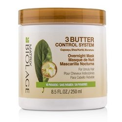 Matrix Biolage 3 Butter Control Stystem Overnight Mask (For Unruly Hair) 250ml/8.5oz