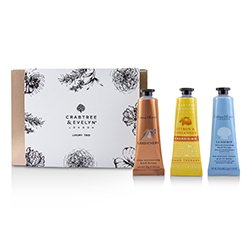 Crabtree & Evelyn Luxury Терапия для Рук Трио (1x Citron & Coriander, 1x Gardeners, 1x La Source) 3x25ml/0.86oz