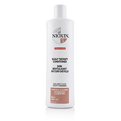 Nioxin Density System 3 Scalp Therapy Conditioner (Colored Hair, Light Thinning, Color Safe) 500ml/16.9oz