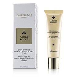 Guerlain Abeille Royale Crema de Día Rica - Reafirmante, Minimizante de Arrugas, Resplandor 30ml/1oz