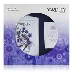 Yardley English Lavender Corffet: Perfumed Talc 200g/7oz + Luxury Soap 100g/3.5oz 2pcs