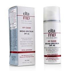 創新專業防曬 UV Clear Facial Sunscreen SPF 46 - For Skin Types Prone To Acne, Rosacea & Hyperpigmentation (Box Slightly Damaged) 48g/1.7oz