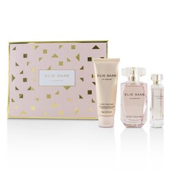 艾莉·薩博 玫瑰幻夢女香組合:淡香水90ml+花香身體乳液 75ml+淡香水(小香)10ml 3pcs