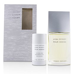 Issey Miyake L'Eau D'Issey Pour Homme Coffret: Eau De Toilette Fraiche Spray 100ml/3.3oz + Deodorant Stick 75g/2.6oz 2pcs