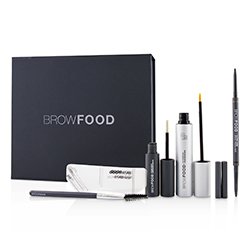 LashFood BrowFood Brow Transformation System - # Dark Brunette (Medium/Dark) 5pcs