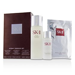 SK II Pitera Essence Set: Facial Treatment Essence 75ml + Facial Treatment Clear Lotion 30ml + Facial Treatment Mask 1sheet 3pcs