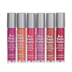 TheBalm Meet Matt(e) Hughes 6 Mini Long Lasting Liquid Lipsticks Kit - # Exclusive New Shades 6x1.2ml/0.04oz