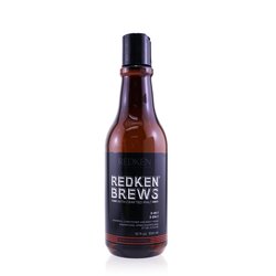 Redken Odżywka odbudowująca do zniszczonych włosów Szampon 3-w-1 Brews 3-in-1 Shampoo, Conditioner and Body Wash 300ml/10oz