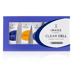 Image Kit Clear Cell Trial: 1x Limpiador, 1x Mascarilla, 1x Loción, 1x Vital C Suero Hidratante, 1x Prevención+ Hidratante Mate SPF 32+ 5pcs