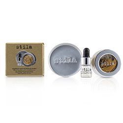 Stila Cień do powiek i baza Magnificent Metals Foil Finish Eye Shadow With Mini Stay All Day Liquid Eye Primer - Comex Gold 2pcs