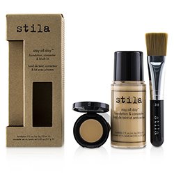 Stila Stay All Day Foundation, Concealer & Brush Kit - # 2 Fair 2pcs